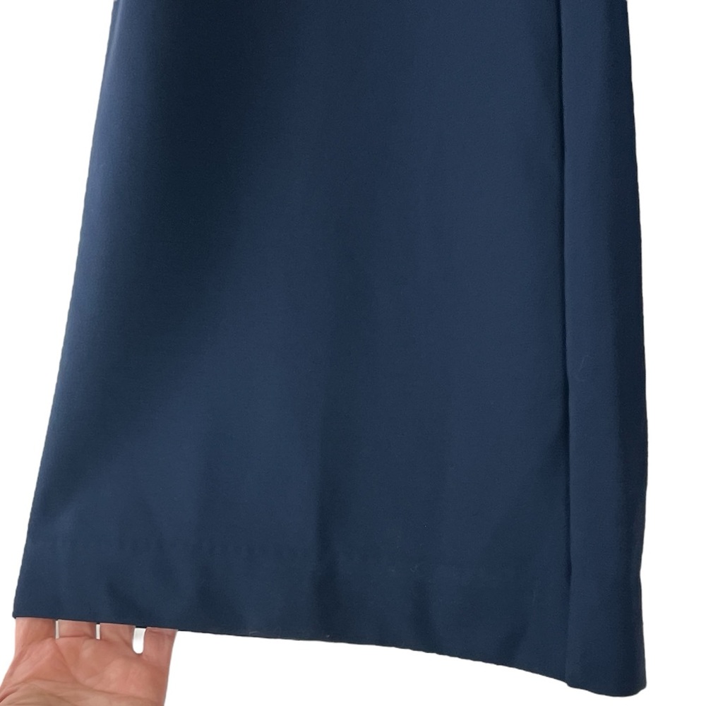 NEW Masai Copenhagen Prisca Ponte Wide Leg Trousers in Navy Blue Blazer XL NWT - Picture 8 of 13